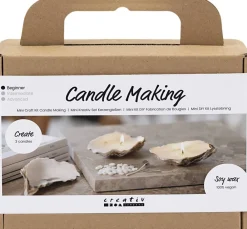 Creativ Company Mini DIY Kit Lysstøbning , Soyalys i østersskaller Online