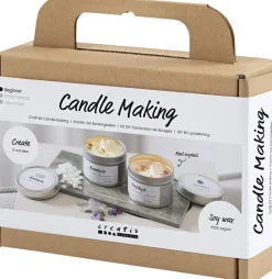 Creativ Company Mini DIY Kit Lysstøbning, Soyalys med aventurin og aventyst Outlet
