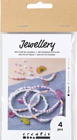 Børn Creativ Company Mini DIY Kit Smykker, Armbånd krympeplast