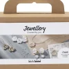Mini DIY Kit Smykker, Øreringe, armbånd og halskæde med blom>Creativ Company Best