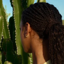 Dame Camille Brinch Jewellery Mini Heart Crush Hoops