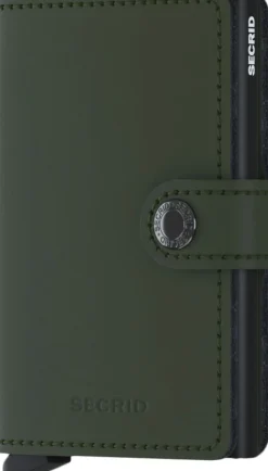 Secrid Miniwallet Gr&oslash;n/sort Outlet