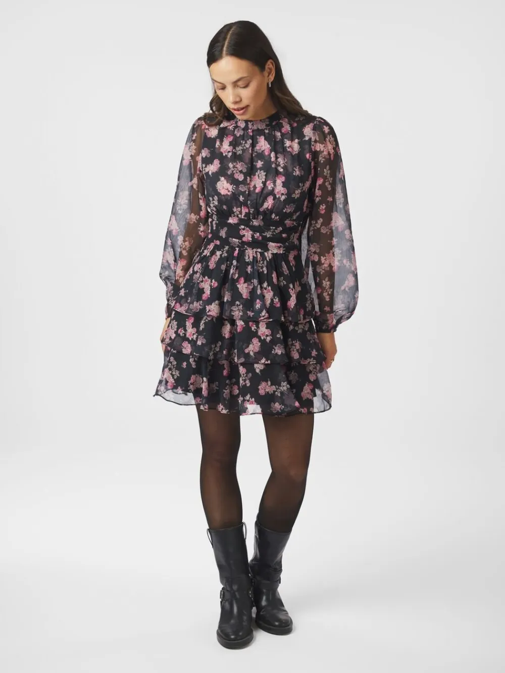 Neo Noir Mio Marigold Dress Dark navy Best