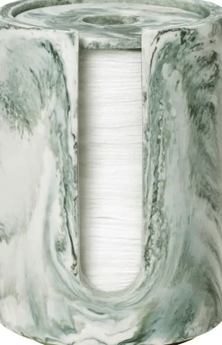 Ferm Living Mist Cotton Pad Holder - Emerald Off-white Sale