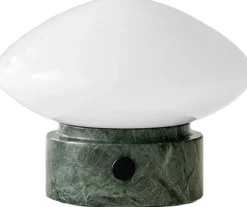 &Tradition Mist Portable Lamp AP21 Verde Guatemala base