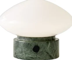 &Tradition Mist Portable Lamp AP21 Verde Guatemala base