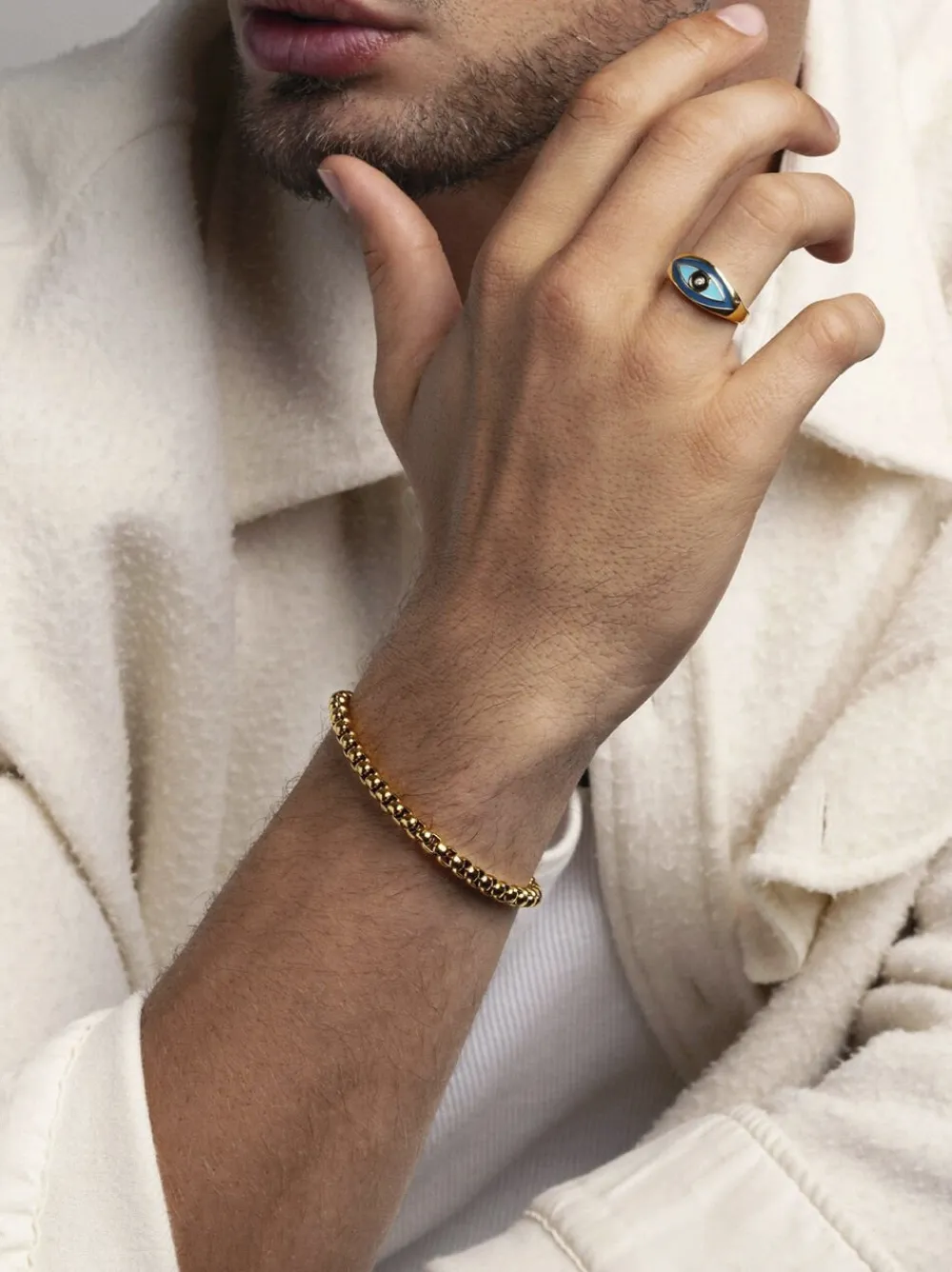 5mm Box Chain Classic Bracelet>Nialaya Discount