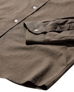 Mos Mosh Gallery MMGMarco Oxford Shirt Chocolate brown Best