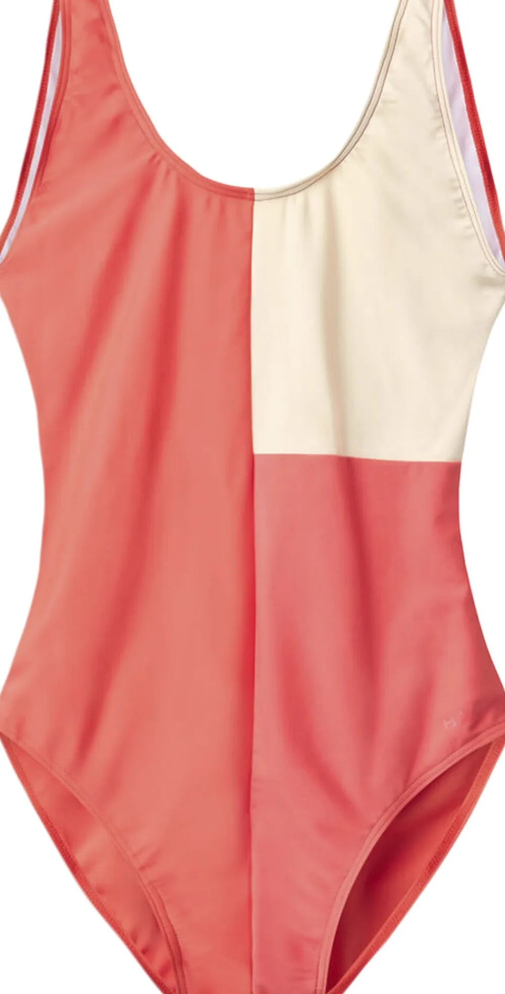 H2O Møn Colorblock badedragt Orange New