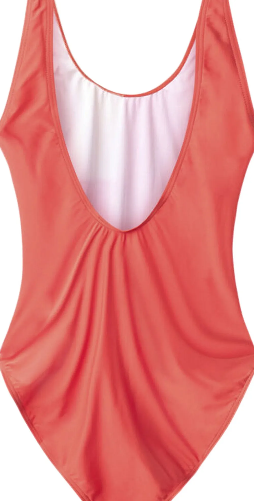 H2O Møn Colorblock badedragt Orange New