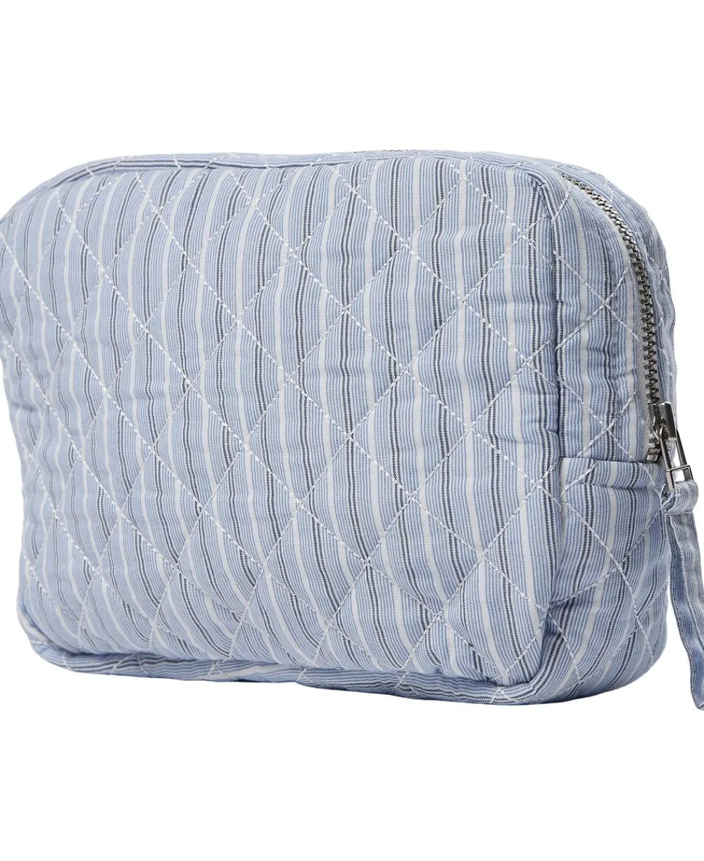 Magasin du Nord Collection Moira 3 G makeup bag Blue yonder stripe Outlet
