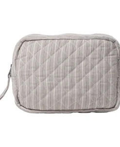 Magasin du Nord Collection Moira 3 G makeup bag Beige stripe Online