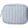 Dame Magasin du Nord Collection Moira 1 Make up bag Blue Stripe small