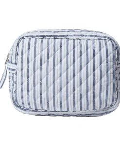 Dame Magasin du Nord Collection Moira 1 Make up bag Blue Stripe small