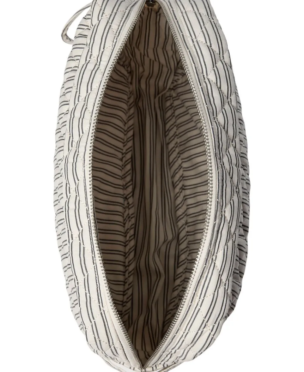 Dame Magasin du Nord Collection Moira Off White / Black Double Stripe