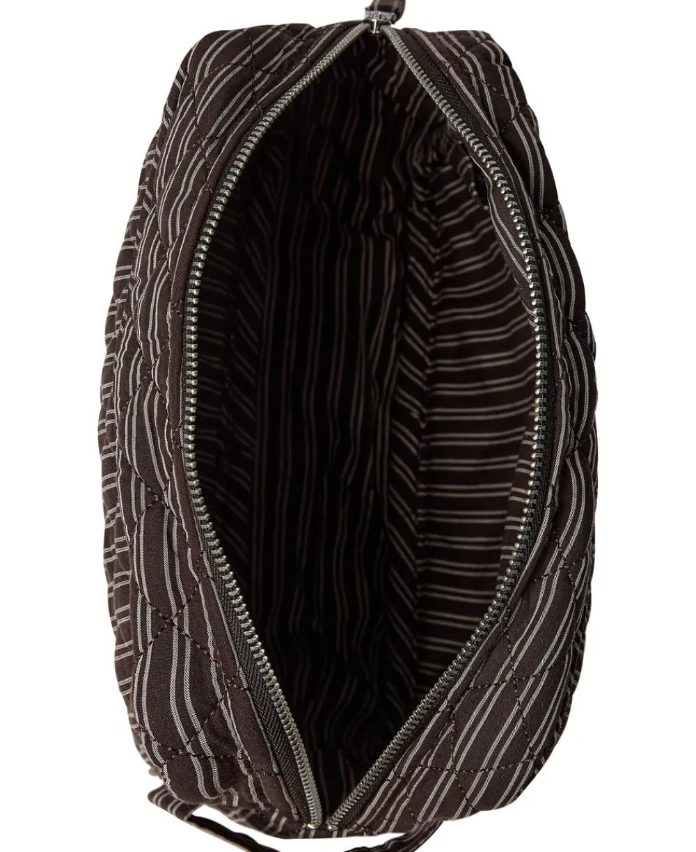 Magasin du Nord Collection Moira toilettaske Black Coffee Mørkebrun strib Clearance