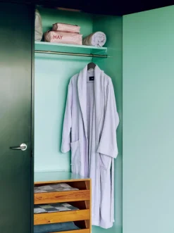 Dame Hay Mono Bathrobe-M/L-Lavender