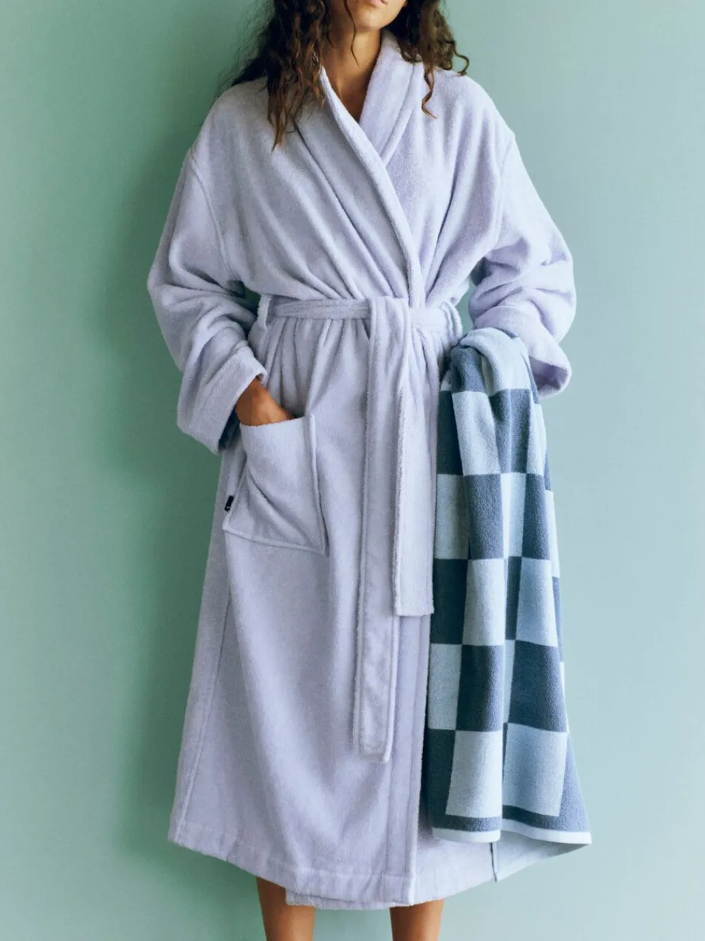 Hay Mono Bathrobe-S/M-Lavender Outlet