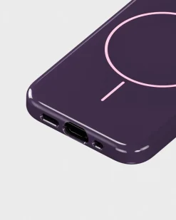 Dame HoldIt Mono Case Magsafe iPhone 12/12 Pro Deep Plum/Pink