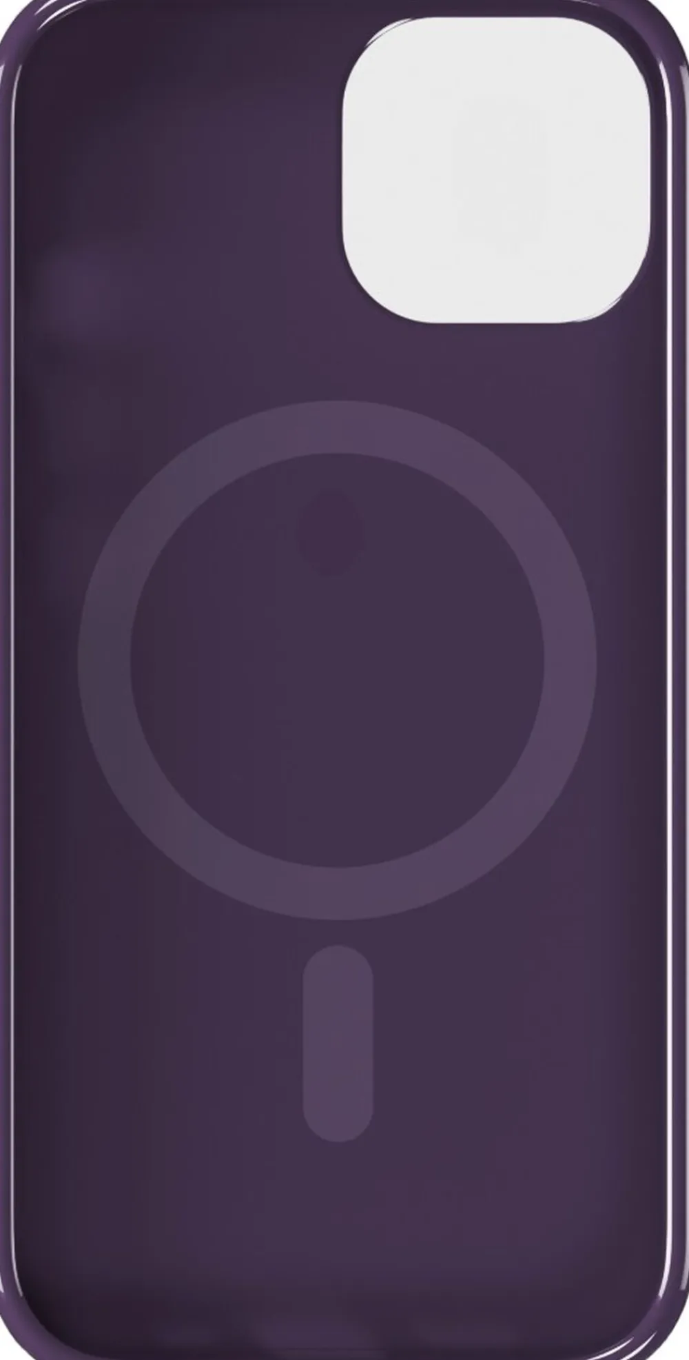 HoldIt Mono Case Magsafe iPhone 15/14/13 Deep Plum/Pink Lyserød