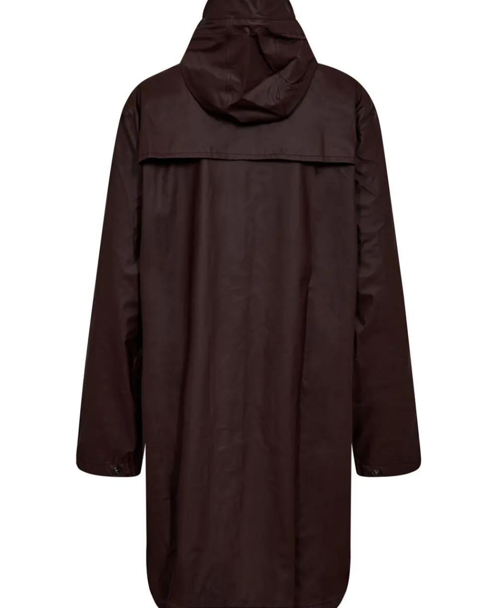 Magasin du Nord Collection Montana 2S Regnjakke - 100% genanvendt polyester GRS Coffee bean Clearance