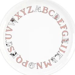 RIG TIG Moomin ABC tallerken Ø 20 cm Moomin salmon Hot