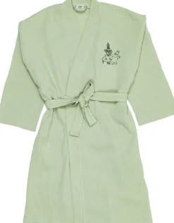 muslin badekåbe L/XL grøn GOTS>Moomin Arabia Best