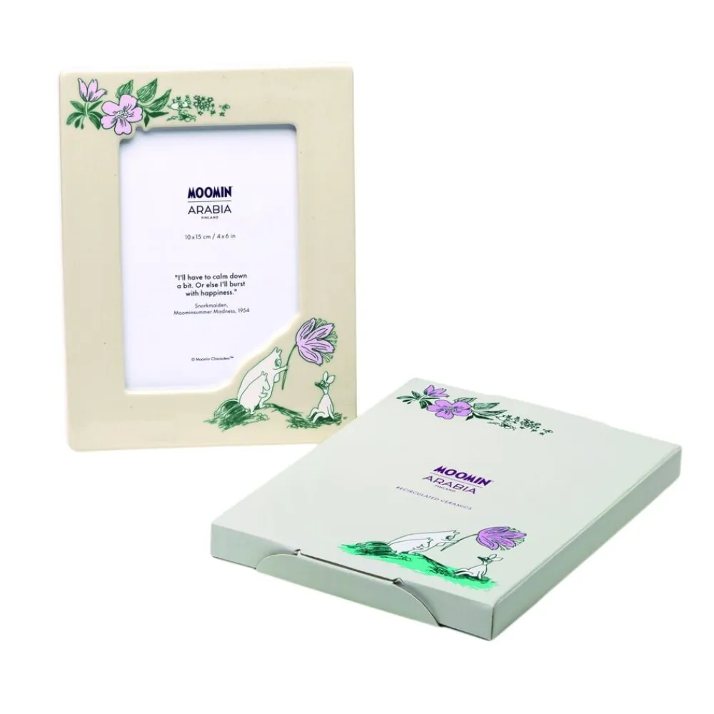 Moomin Arabia 10x15cm billedramme Vildblomst Genanvendt Interiør