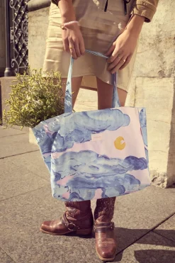 Maanesten Moonshine Rose Big Canvas Totebag Multicolor Online