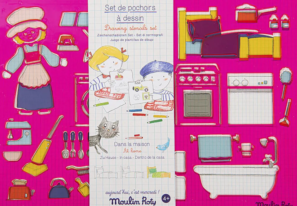 Børn Moulin Roty - Stencil - I hjemmet