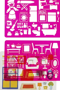 Børn Moulin Roty - Stencil - I hjemmet