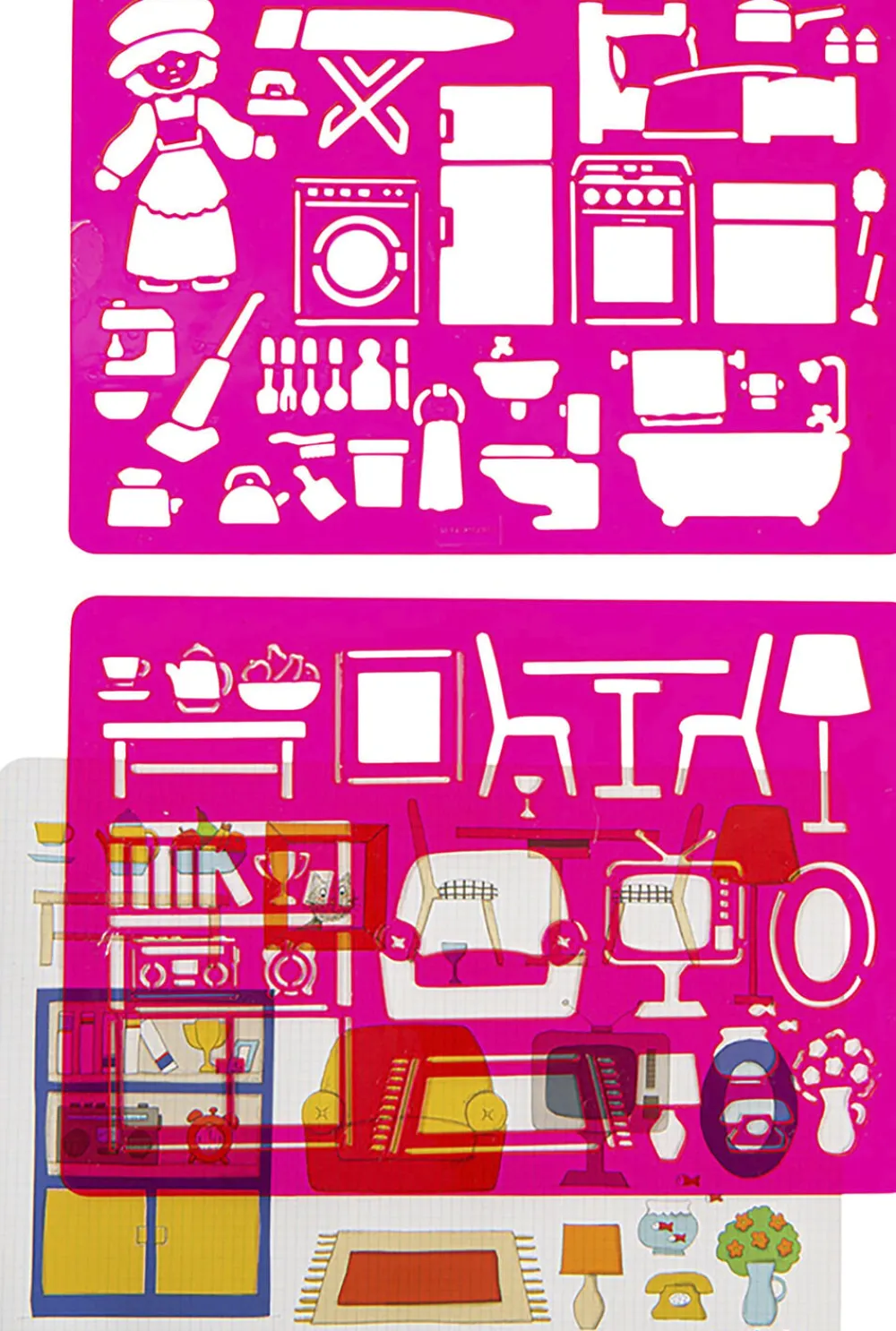 Børn Moulin Roty - Stencil - I hjemmet