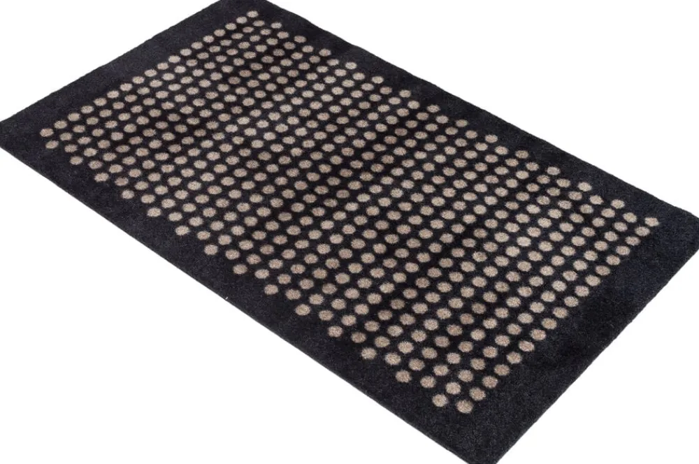 Tica Copenhagen Måtte 60x90 cm, dot sort/sand Clearance
