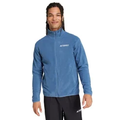 adidas Multi Essentials Full-Zip Fleecejakke Blå Outlet