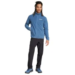 adidas Multi Essentials Full-Zip Fleecejakke Blå Outlet