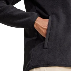 adidas Multi Essentials Full-Zip Fleecejakke Sort Discount