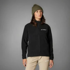 adidas Multi Essentials Full-Zip Fleecejakke Sort Discount