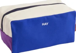 Hay Multi Wash Bag-Medium-Electric blue multi Best