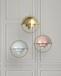 Gubi Multi-Lite Pendant Messing/grå Clearance