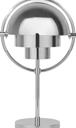 Gubi Multi-Lite Portable Lamp, EU Base: Chrome, Shade: Chrome
