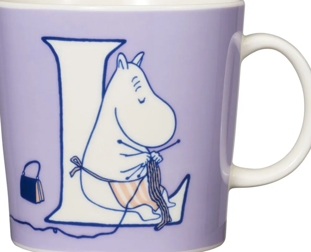 Mumi 40 cl krus ABC L>Moomin Arabia Clearance