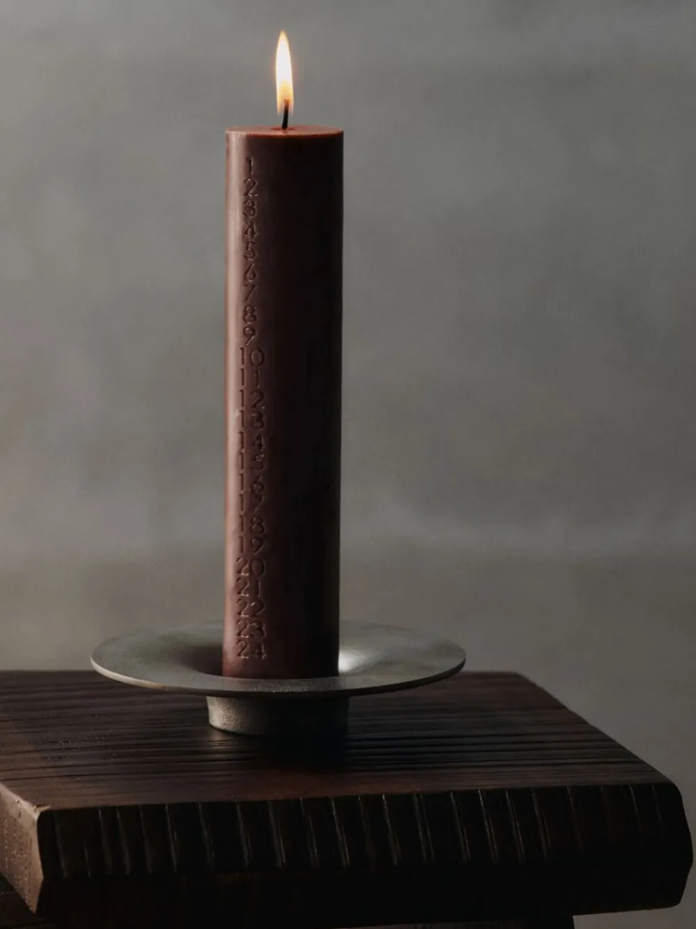 Ferm Living Mura Advent Candle - Dark Grape