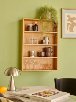 Hübsch Mush Portable Lamp Nickel