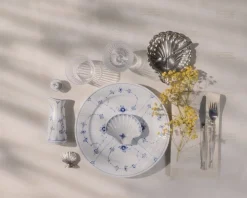 Royal Copenhagen Mussel serveringssæt, 3 stk. Clearance