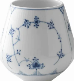 Royal Copenhagen Musselmalet Riflet 2 cm. vase - lille New