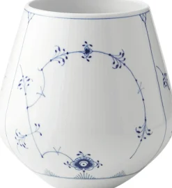 Royal Copenhagen Musselmalet Riflet 20,5 cm vase - stor Best