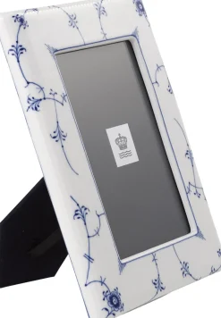 Royal Copenhagen Musselmalet Riflet Billedramme, 16,5x21 cm