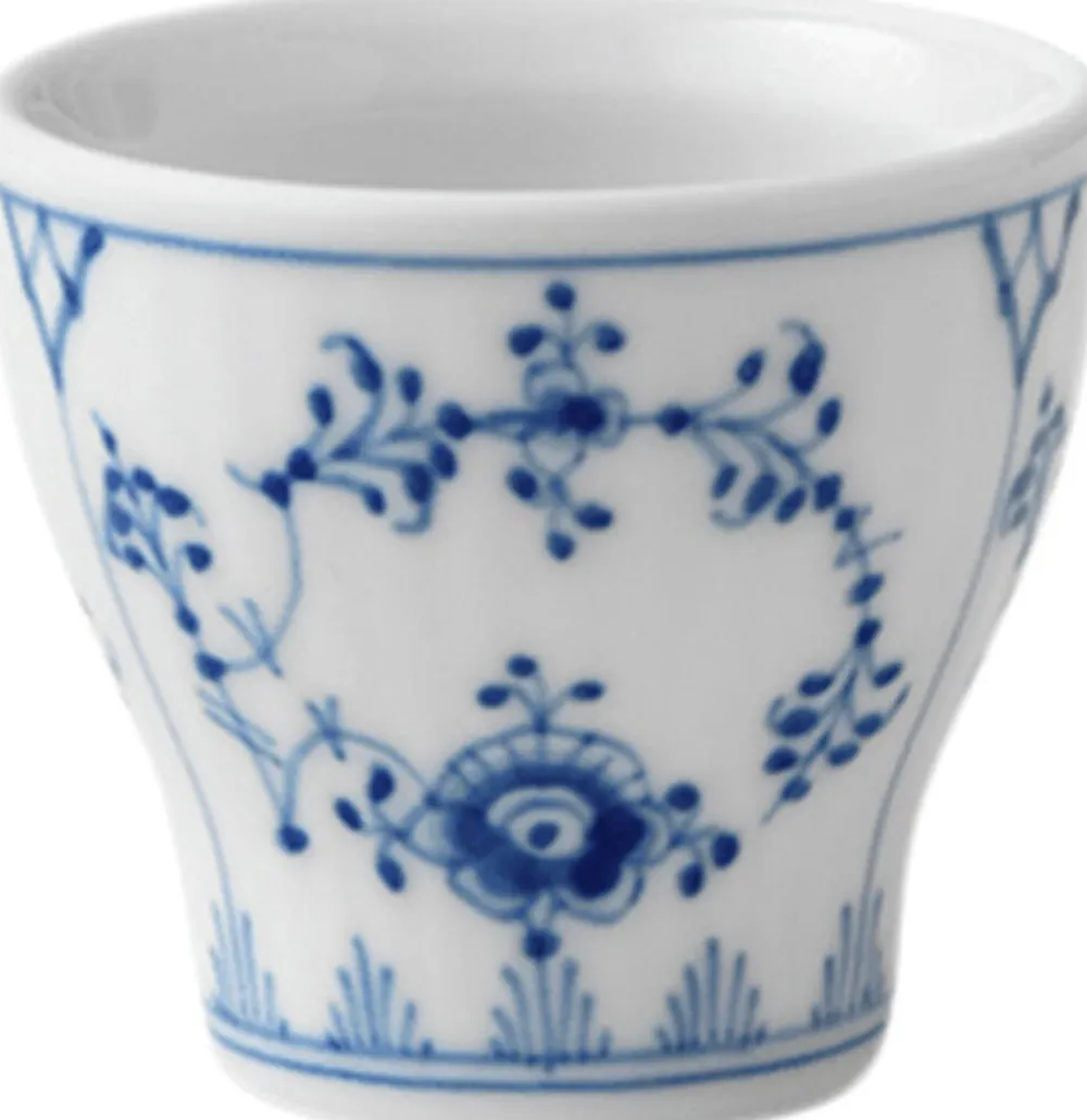 Royal Copenhagen Musselmalet Riflet æggebæger 4,8 cm.