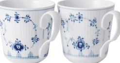 MUSSELMALET RIFLET 2-PAK KRUS 28 CL>Royal Copenhagen Clearance