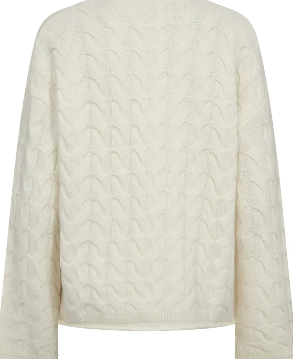 Myrna 5 Langærmede striksweater - 100% Uld RWS>Magasin du Nord Collection Hot